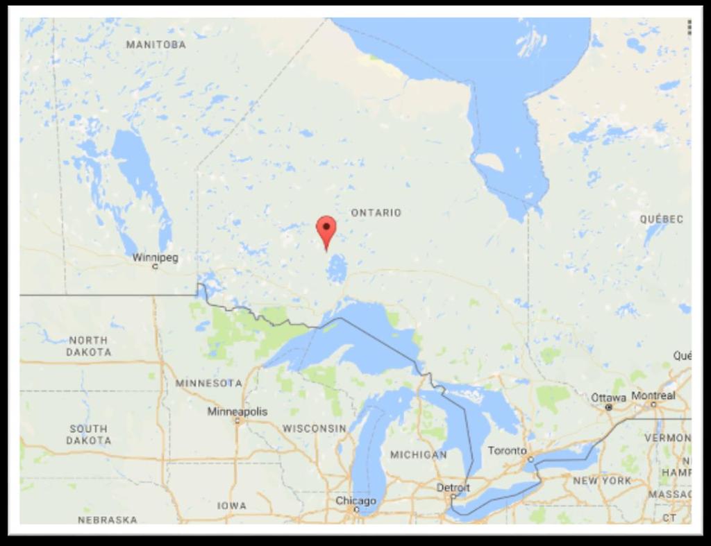 Whitesand First Nation Whitesand First Nation is located approximately 250 km north of Thunder Bay, Ontario, and is adjacent to