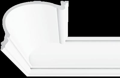 Exterior Cornice 10 (2m) (large) Height: 6.5cm, Projection: 5.