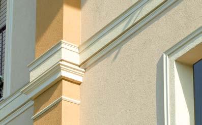 Height: 15cm Projection: 3cm Exterior Pediment 3 Can be reduced by cutting away from end sections, or