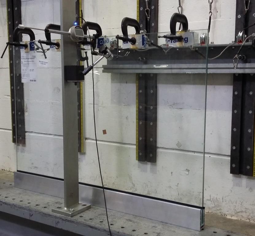 Page 6 of 10 TEST METHODS A single section of each size of barrier system was bolted to a metal structure with an I section measuring nominally 240mm x 240mm in accordance with the manufacturer s