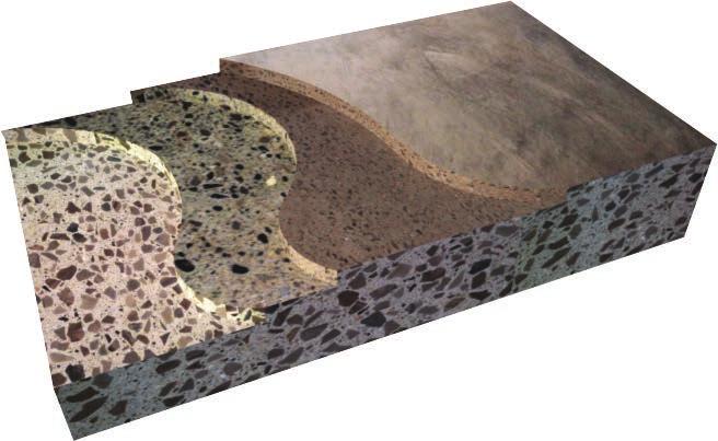 A B C D *Aggregate size, shape and color will vary depending on specific concrete. Class A: Cream Aggregate: Polished surface resulting in little-to-no aggregate exposure. Some light sand exposure.