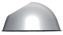 com FB2NBK FGAB2NBK Reflector White painted aluminium Stainless steel G70-427 G70-427IN Dome