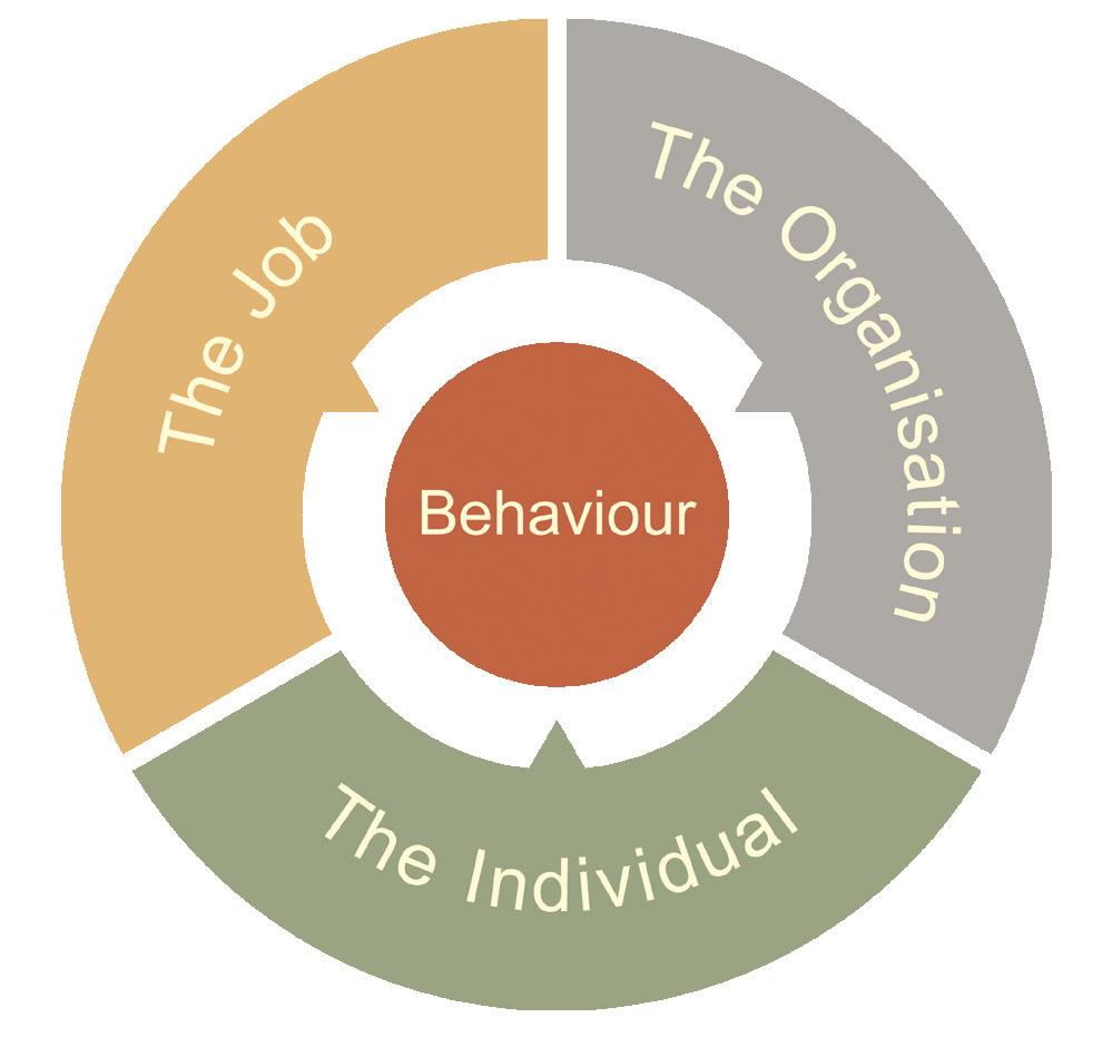 Human Factors In an organisation that has a high level of management, human factors would constitute: The job - this is fitted to the strengths and weaknesses of the person/team that is carrying it