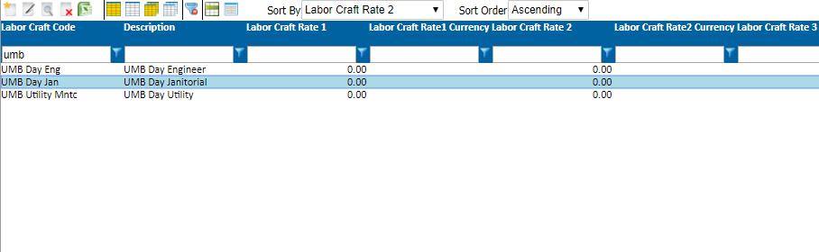 Labor Crafts Overview The Labor Craft page in the Personnel Functional Area is used to record and continually maintain all classifications of maintenance personnel by a specific craft, skill level,