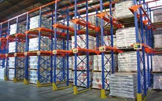 01 / 02 PALLET RACKING SYSTEM The universally adopted Pallet Racking System is a common sight in warehouses around the world.