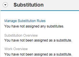 Adding a substitute manager Procedure 1.