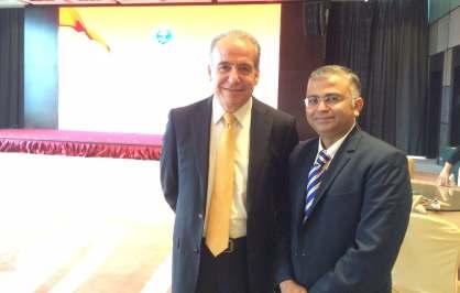 Mr. Rajesh Sharma, Senior Director, Trade Promotion Council of India, With Mr.