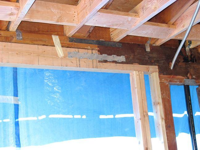 A Typical House in Santa Clarita - BEAMS Is this strap capable of transferring vertical shear?