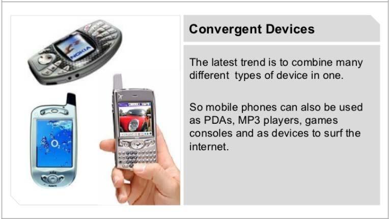 Mobile phone technology enable