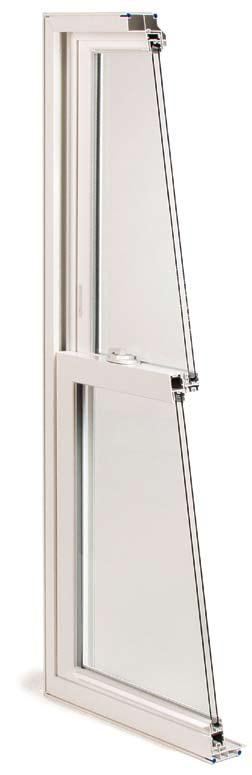 Integral tilt-latch makes the window easy to tilt in plus leaves smooth window appearance.