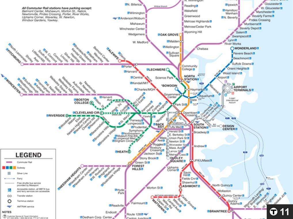 The MBTA is the lifeblood of the Boston Metro Region serving more than 175 communities, covering thousands of route