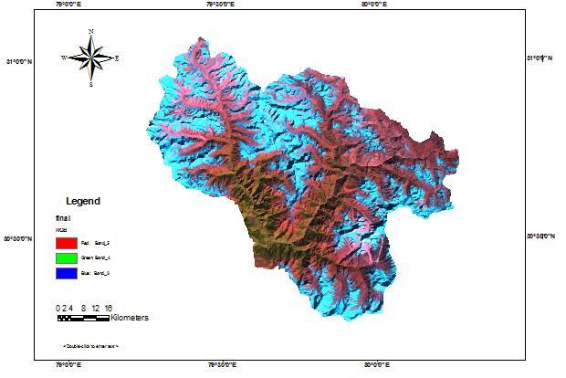 Discharge (cumec) International Research Journal of Earth Sciences ISSN 2321 2527 Figure-3 Satellite image of the study area upto Joshimath 1000 800 600 400 200 0 0 1 2 3 4 5 6 7 8 9 10 11 12 13 14