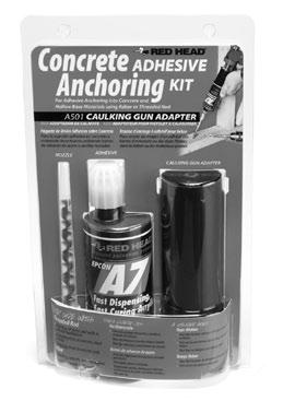 Caulking Gun Adaptor 12 A500 KIT A500 PLASTIC DISPENSER Attaches directly to cartridge allowing for easy hand dispensing. No extra tools are required.
