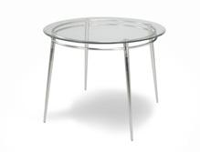 Dining Table White/Brushed Steel 72 W x 30 D x 30 H Brio