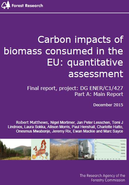 Addressing biogenic carbon emissions Key findings: o Majority of the forest bioenergy currently in EU can be considered to deliver GHG benefits even when taking into account biogenic emissions.