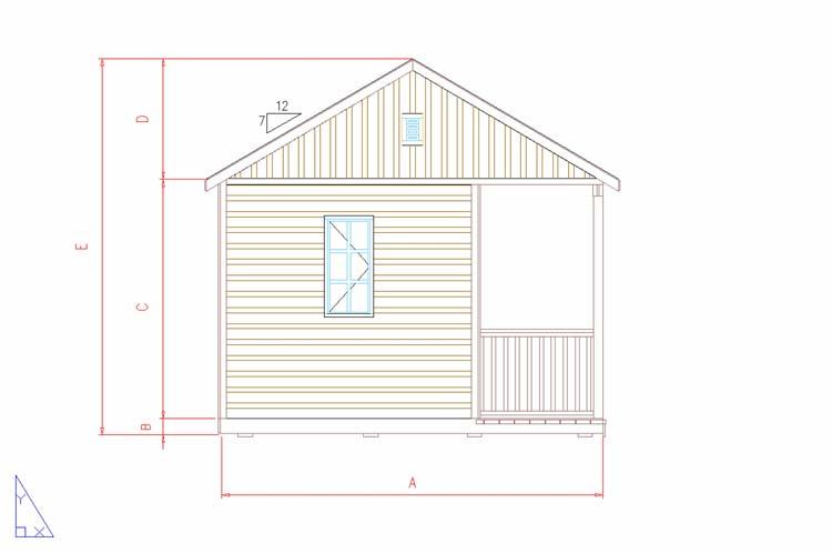 2. DIMENSIONS 2.1 Elevations The following charts and corresponding diagrams provide important details about the elevation dimensions and perimeter measurements for your particular cabin.