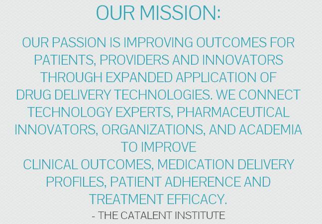 The Catalent Institute: Improving Treatments for Patients