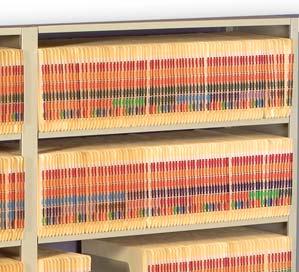 Built-In Flexibility & Endless Expansion TMS Shelving adjusts to keep up with changes in