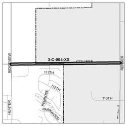 3-C-004-XX College Boulevard Landscaping, Ridgeview to Renner Improvement Landscaping Contact Jeff LeMire Project Cost: $150,000 This project will include landscaping and irrigation in the new