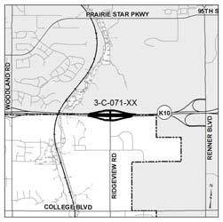 3-C-071-14 Ridgeview & K-10 (Gateway Project) Improvement Street (new) Contact Celia Duran Project Cost: $500,000 This Kansas Department of Transportation (KDOT) project is part of the Gateway