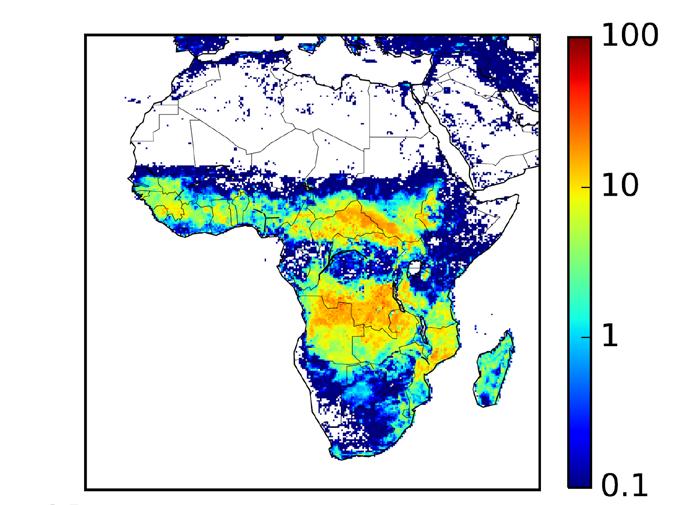 WHY THERE? WHY THEN? The African continent is heavily undersampled. By 2030, highest population growth rates on the planet will be in Africa (growing emissions and ecosystem degradation).