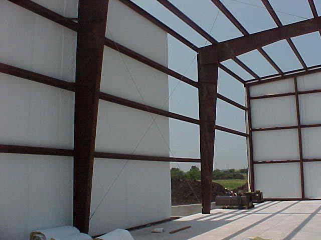 Metal Buildings Insulate outside of the metal