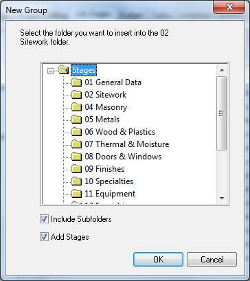 Jobs Select the folder you wish to insert. Toggle the Include Subfolders switch ON to insert any subfolders of the folder that is selected.