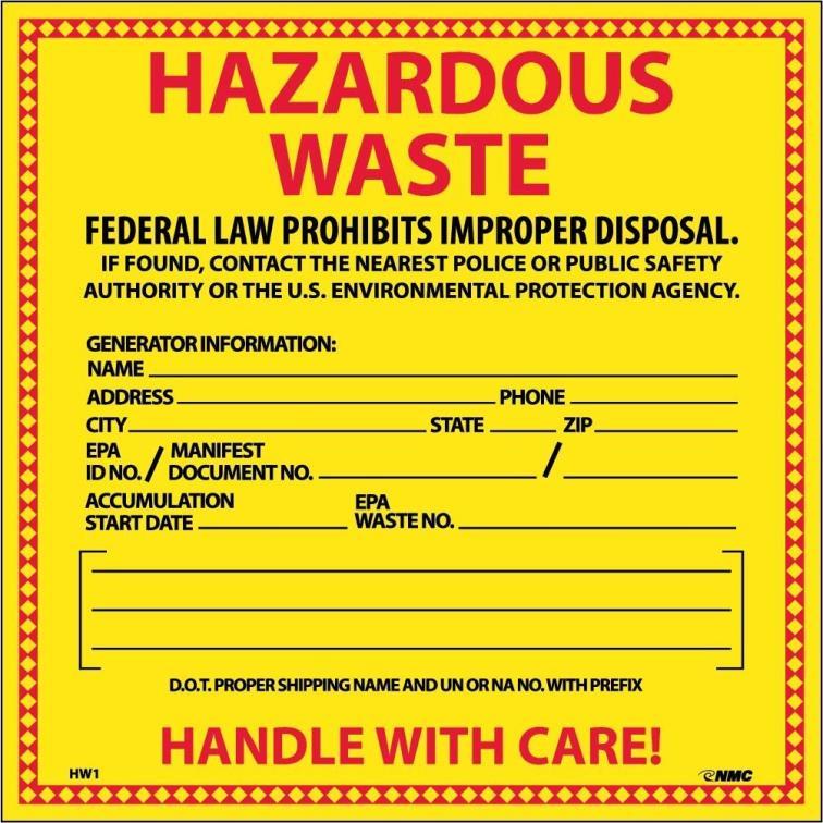 When is a Solid Waste Hazardous?