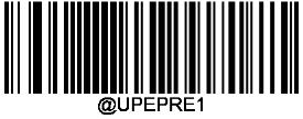 Add-On Code Required When UPC-E Add-On Code Required is selected, the scanner will only read UPC-E barcodes that contain add-on codes.