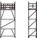 On any lift which has an operational gate, the ledgers beneath must be knee and plan braced. Tower must be fully braced at all times. 2m LIFTS 1.