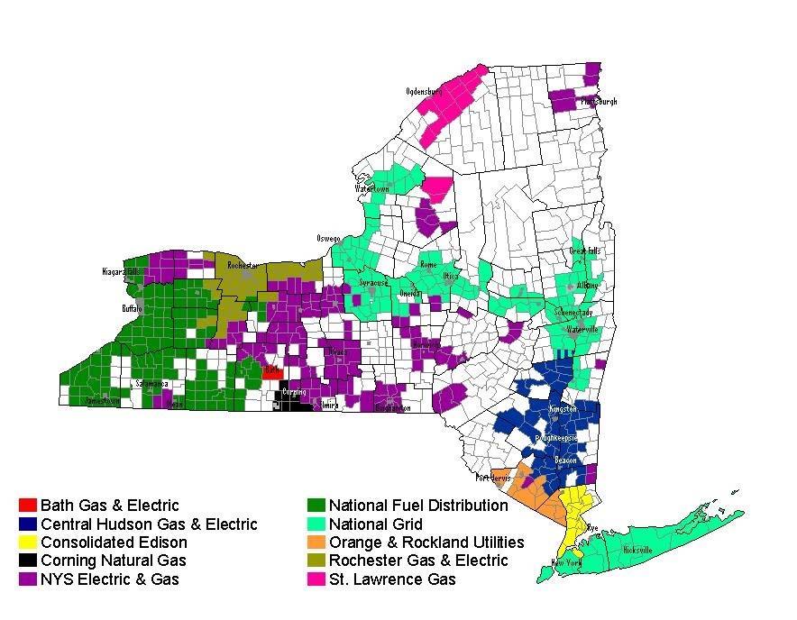 There are 5 million natural gas customers in the State of New York.