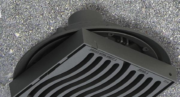The drain top part of the HSD 2 series (vertically and