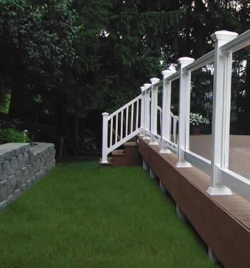A c r y l i c G l a s s R a i l i n g The Grand View Railing System offers a unique and open look to