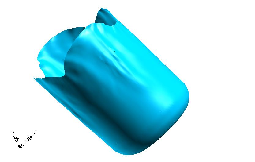 After a large number of simulations with different combinations of these parameters, an optimum lip diameter and draft angle of the die were achieved and the cup obtained from the simulations using