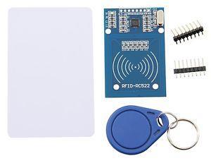 Fig -5: RFID Reader and tags Touch Screen Display For displaying information and interacting with the system, a capacitive touch screen display has been used.