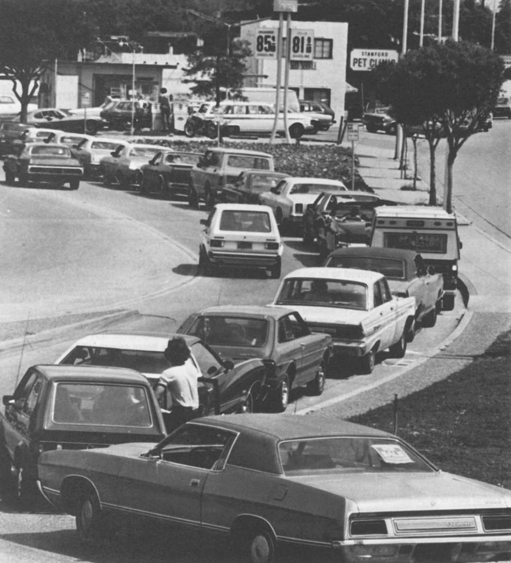 During the oil crisis of 1973 Decrease in crude oil