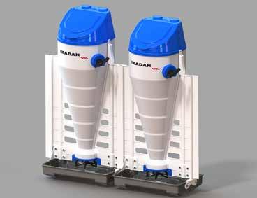 IKADAN DRY FEEDER These are your options for configuring automatic feeders to best suit your requirements.