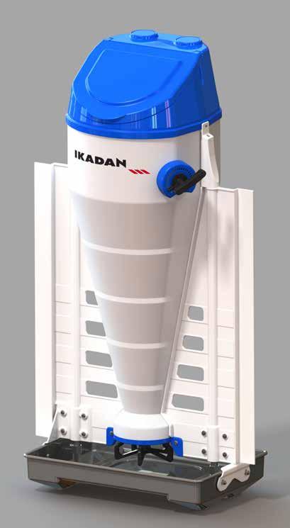 IKADAN FEEDERS FOR WEANERS AND FINISHERS Ikadan s range of automatic feeders was developed on the basis of years of experience in plastics production and pigshed mechanisation.