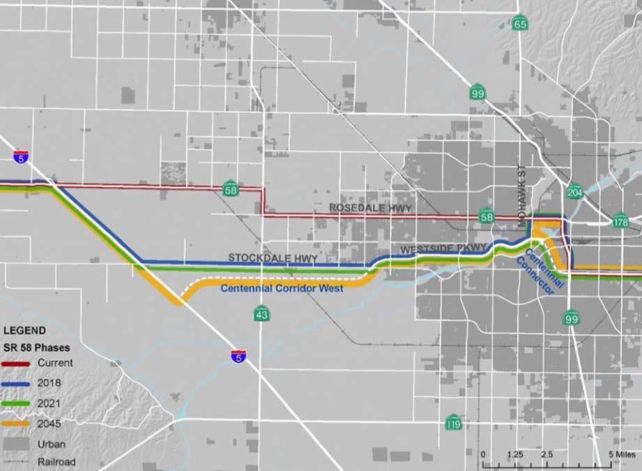 Centennial Corridor Project Phases: Re-designation of