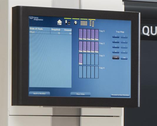 Icon driven software and touch screen monitor facilitates software