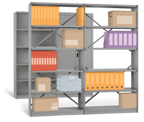 rolled edge ROLLED EDGE This neat shelving system with its Slim Vertical Edge gives increased access to shelves and is fully compatible with all, third party, rolled edge shelving systems.