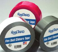 TAPES Royal Tapes Clad 5-Ply Laminated Foil/Film Facings Three layers of aluminum foil (core and outer layers) and two layers of polyester film, coated with a cold weather acrylic