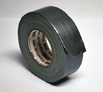 3 mils (58 µ) 2, 3 inches 55 yards on 3 inch core Strapping Tape A high strength fiberglass reinforced strapping tape with split resistant polyester backing.