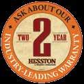 That s because right from the start, the Hesston name has stood for quality, performance and innovation in hay equipment.