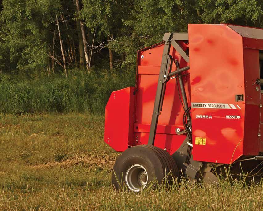 Hesston 2900 Series Worth a second look. And maybe even a third. The first time you get a glimpse of the Hesston 2900 Series balers, you'll see that these high-capacity balers have evolved completely.