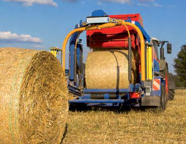 G5040 Kombi Baling straw The G5040 Kombi is, of course, also capable of forming bales of hay and straw and conveying them
