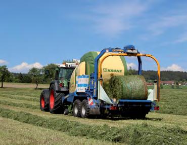 G5040 Kombi Baling-wrapping technology The G5040 Kombi simultaneously combines the worksteps of baling and wrapping in a single machine.