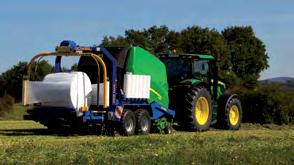 This ensures that the bales will always be wrapped perfectly around their own center.