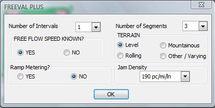 STEP B: GLOBAL INPUT PARAMETERS After selecting Enter New Data the global input dialog will appear (Exhibit 2).