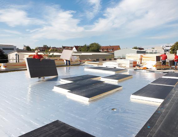 As PU is a particularly thin insulating material, it makes economical building designs possible, and the lightweight but highly stable PU insulating boards are easy to handle.